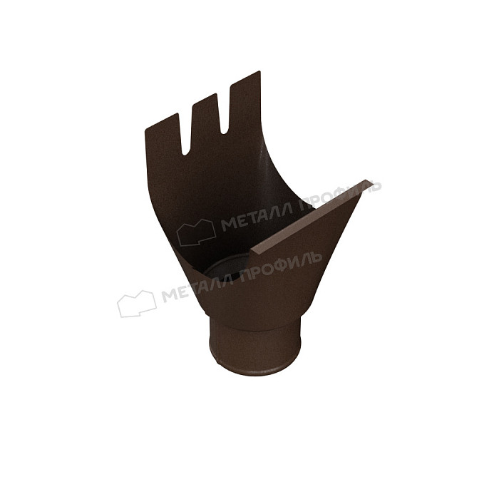 Воронка водосборная МЕТАЛЛ ПРОФИЛЬ Foramina PUR D100/300 Ral 3005