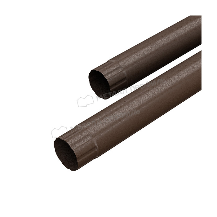 Труба соединительная МЕТАЛЛ ПРОФИЛЬ Foramina PUR D100х1000 Ral 7024